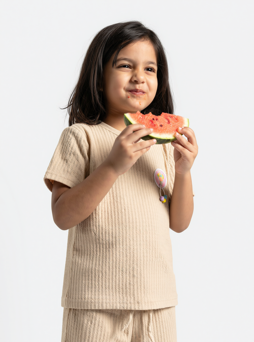 Beige Kids Neckar Set