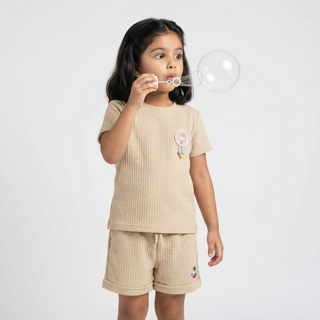 Beige Kids Neckar Set