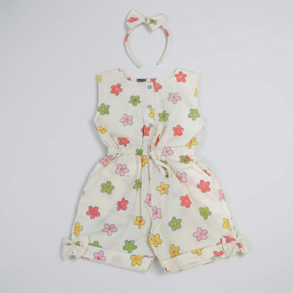 Floral Jump Suit