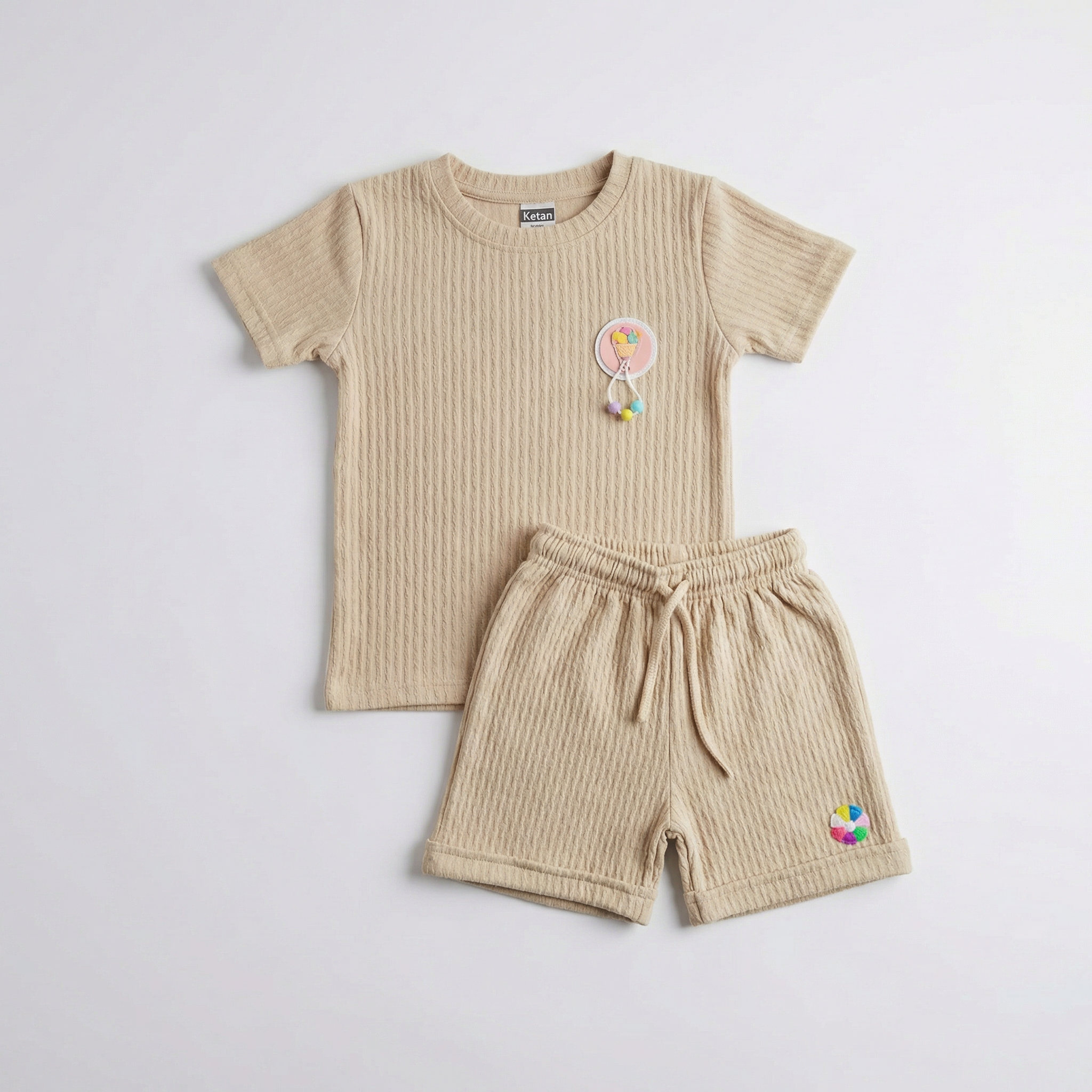 Beige Kids Neckar Set