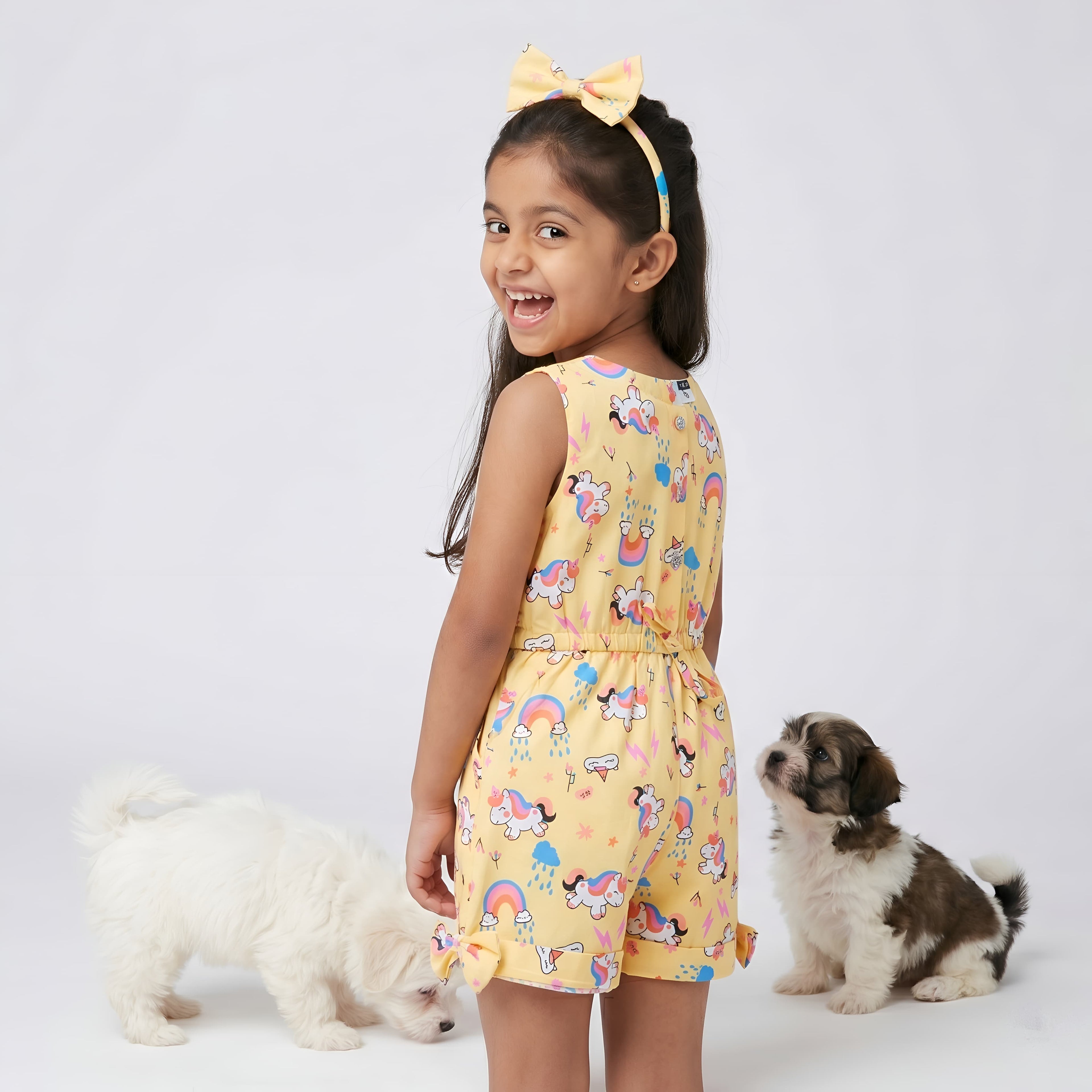 Unicorn Kids Romper