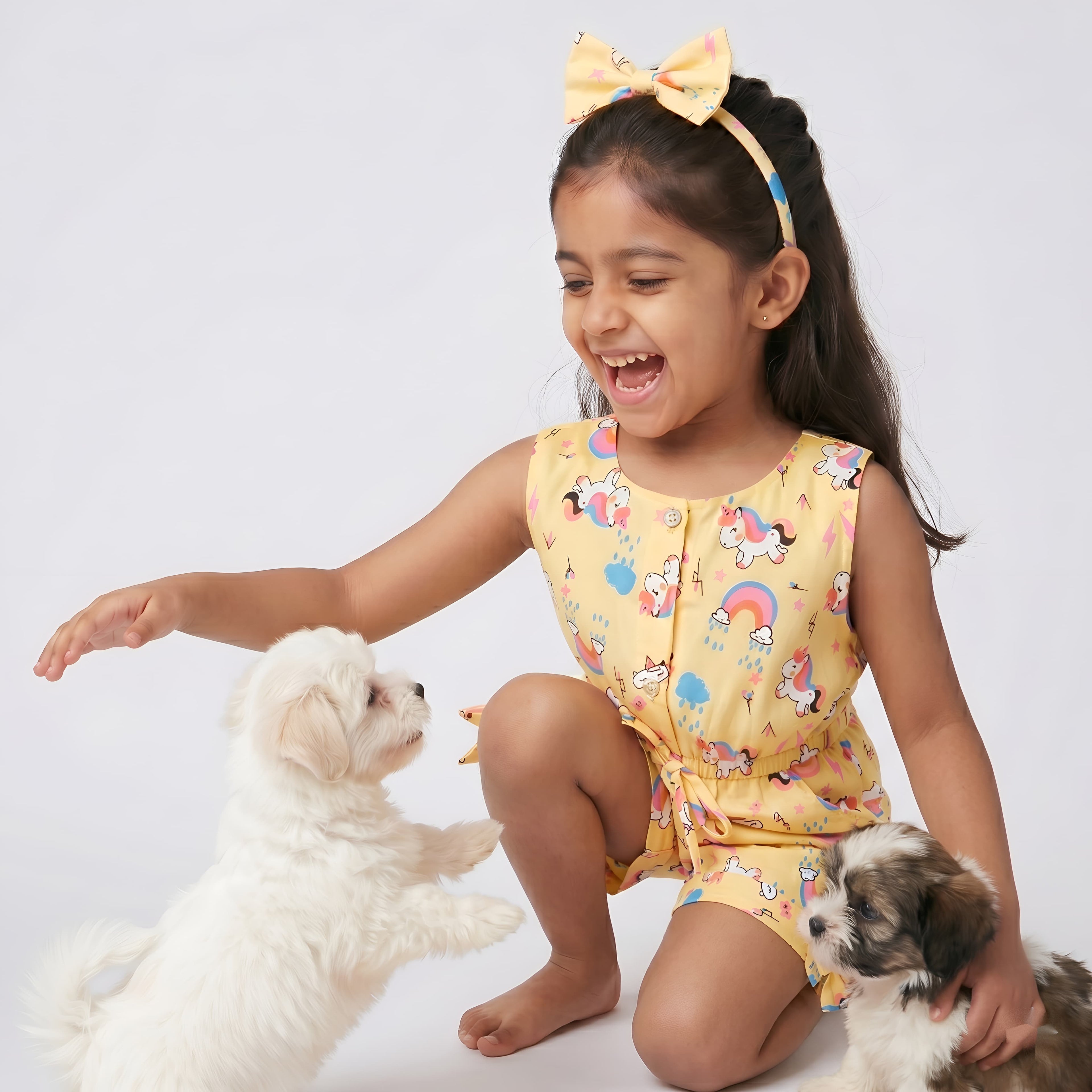 Unicorn Kids Romper